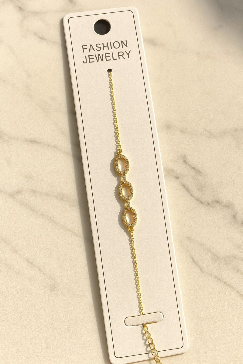Cubic Zirconia Fashion Bracelet