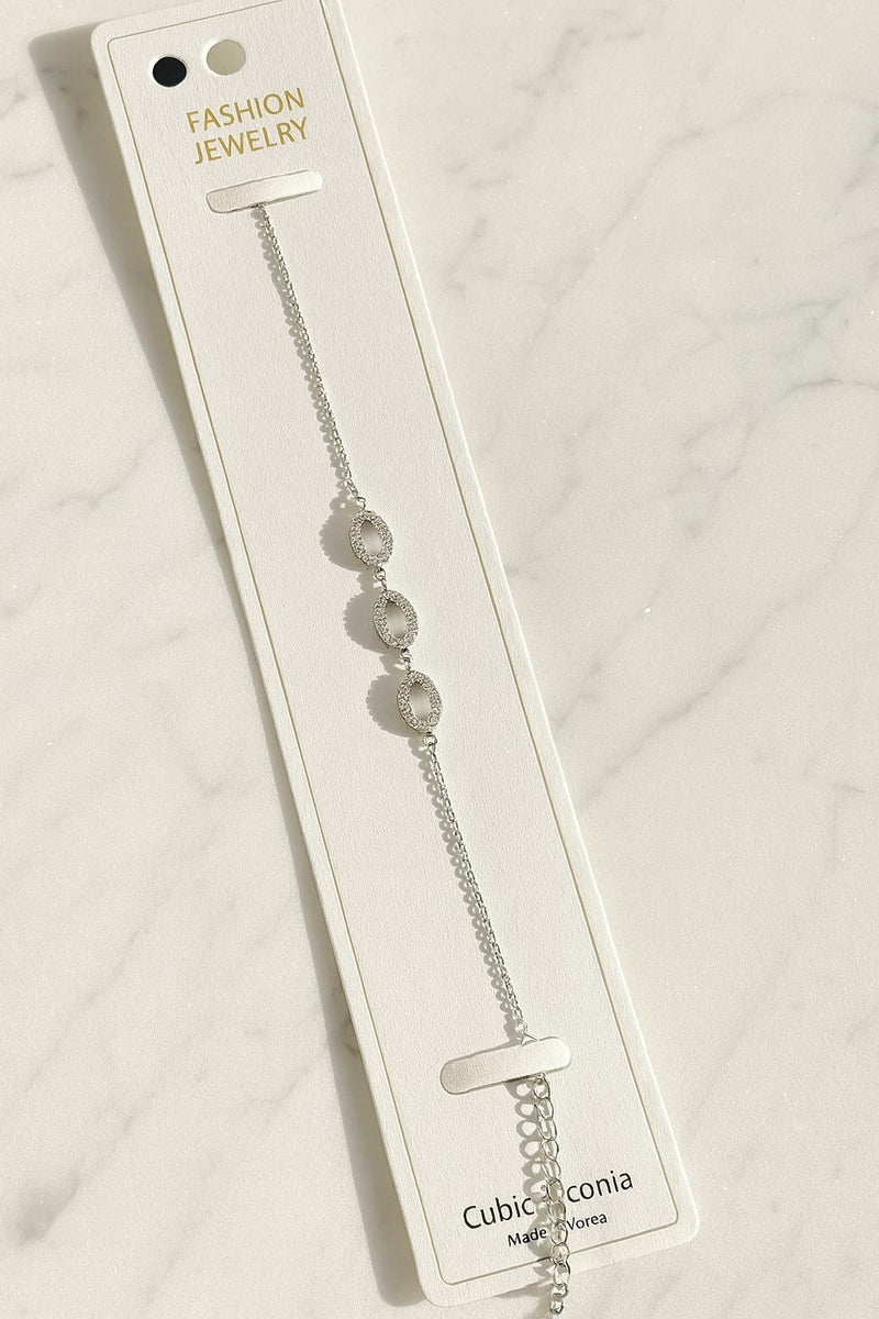 Cubic Zirconia Fashion Bracelet