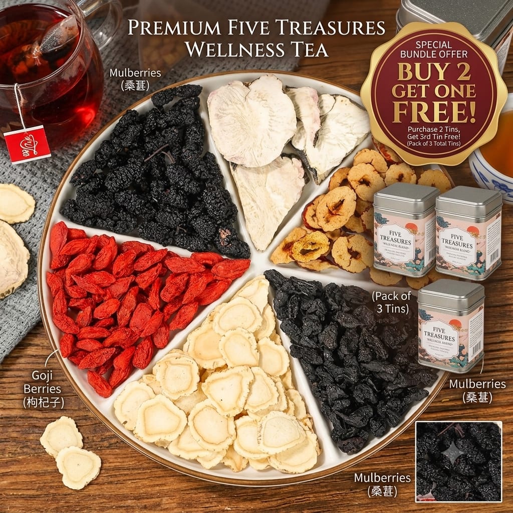 Ginseng Five Treasure Tea ( buy 2 get 1 free )