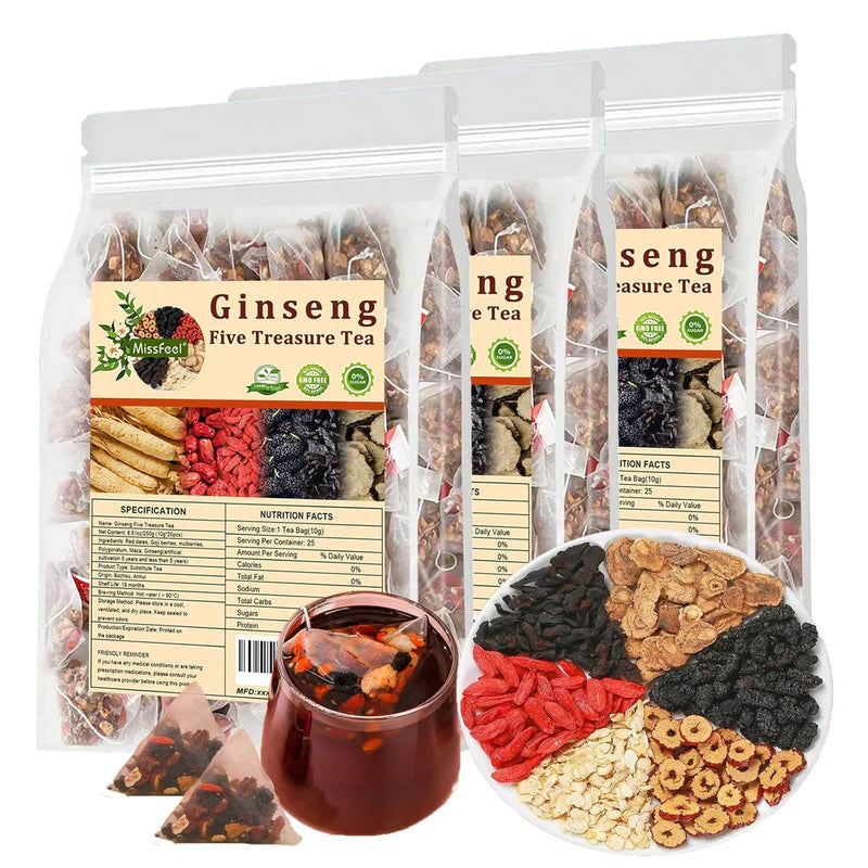 Ginseng Five Treasure Tea ( buy 2 get 1 free )