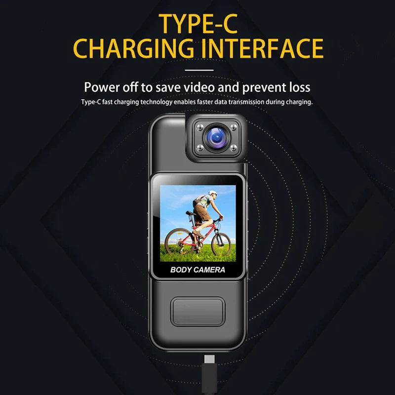 Body Camera with FHD & Night Vision