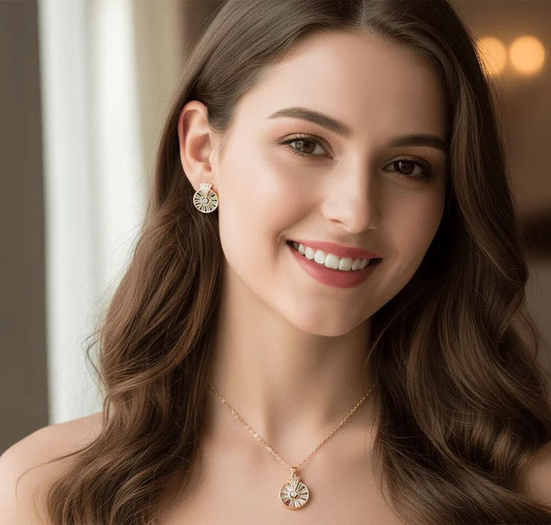 Radiant Sunburst Jewelry Set